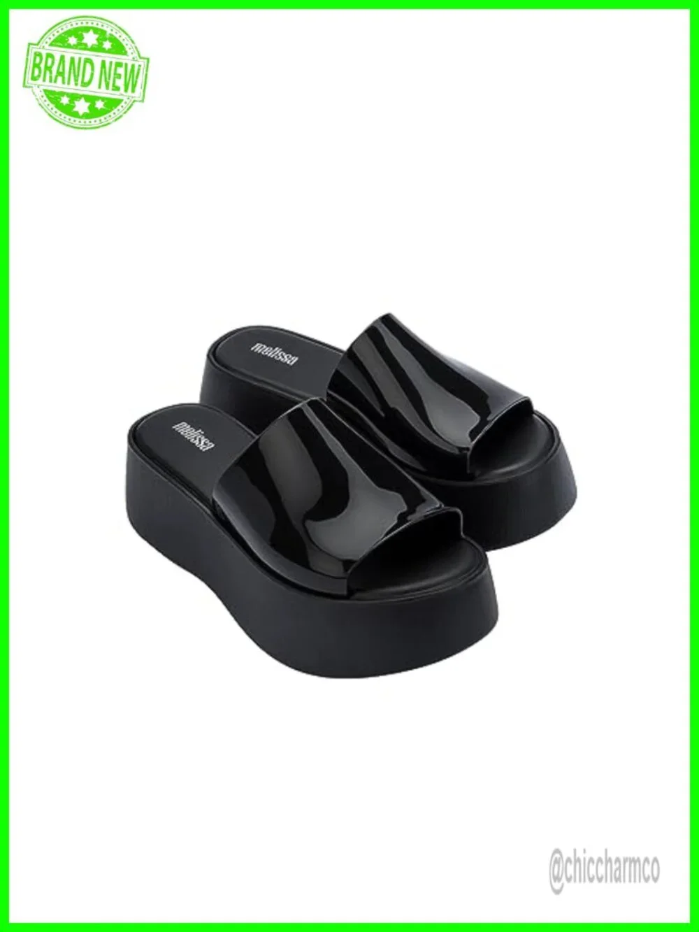 Platform Slide Sandals - Jelly Chunky 2.5